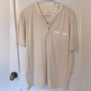 Tommy Bahama men’s small striped t shirt
